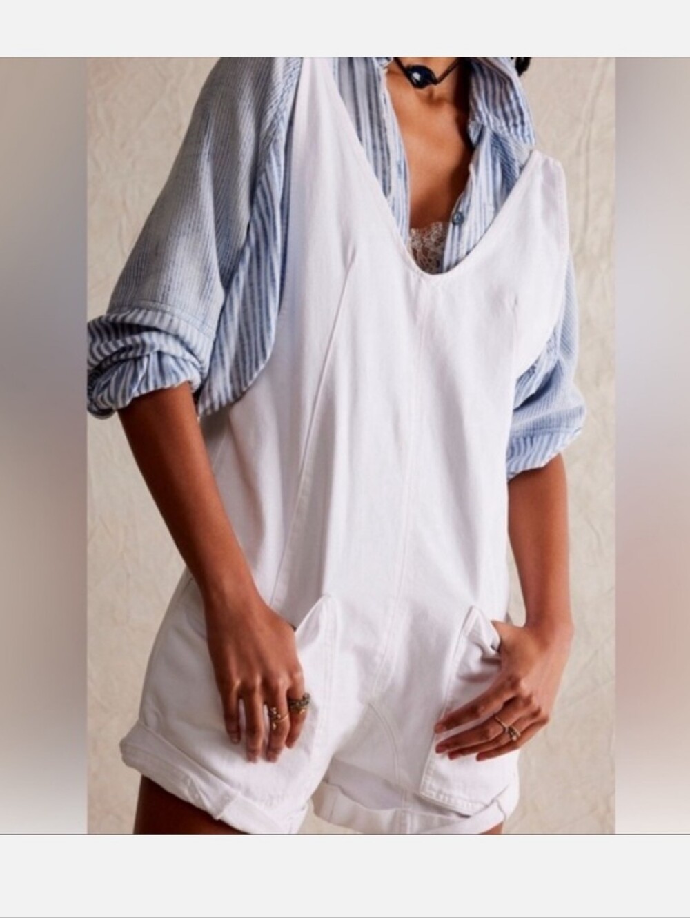 We The Free High Roller Shortall White XS
